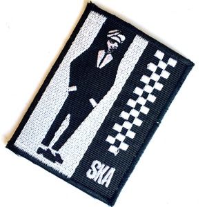 Ska Patch Iron On mod reggae rude boy diy 2 tone